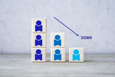 減り続ける日本人